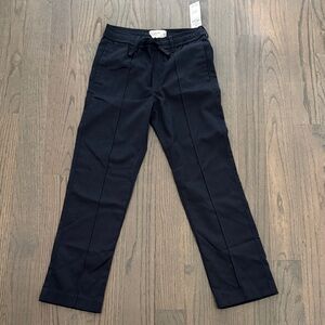 abercrombie kids Navy Pull-On Dress Pants with Drawstring